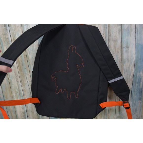 Fortnite Kids 18" Backpack - Black Orange New - Picture 6 of 11